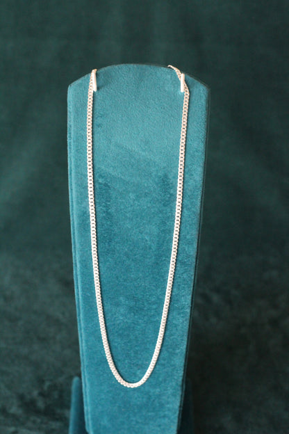 Silver thin navabi Chain – Premium Shine & Comfortable Fit