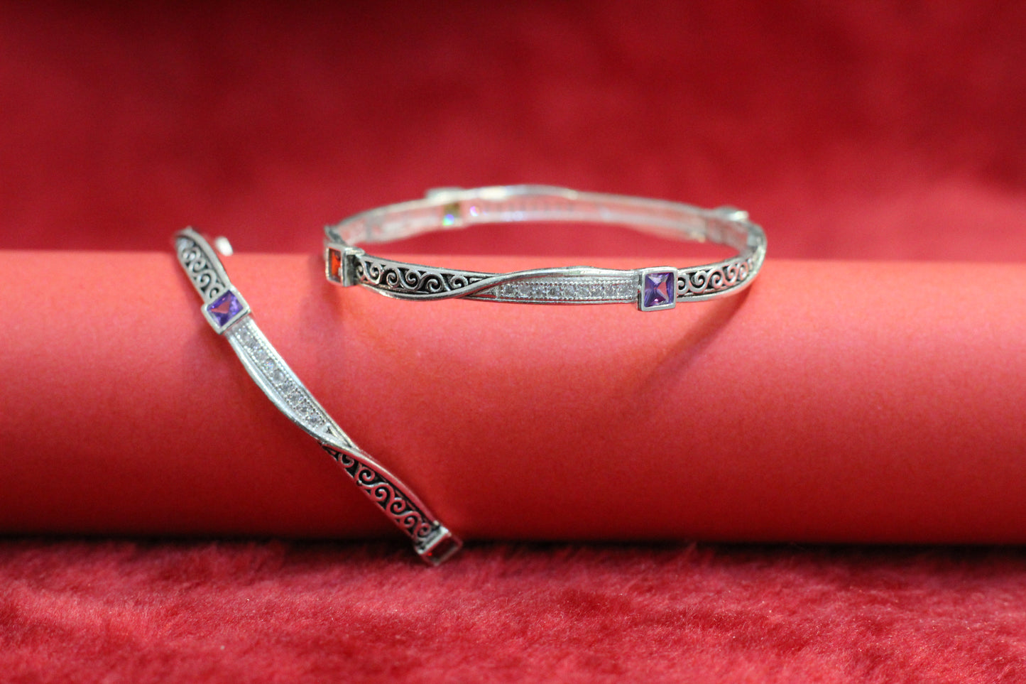 Silver bengles for girls