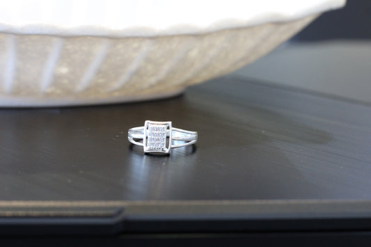 Silver men's ring
