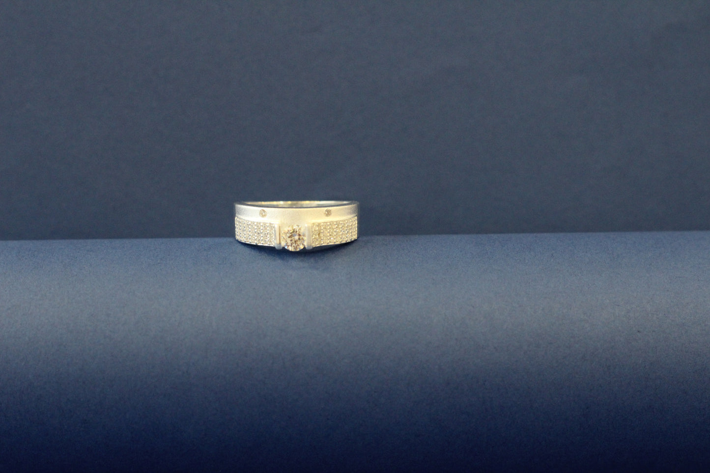Silver men's ring