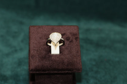 Silver ring for girls