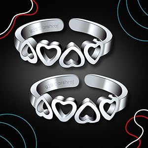 Silver toe ring