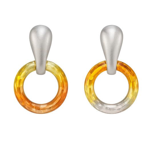 Silver earrings
