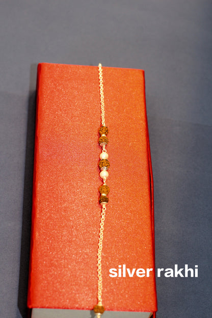 SILVER RAKHI