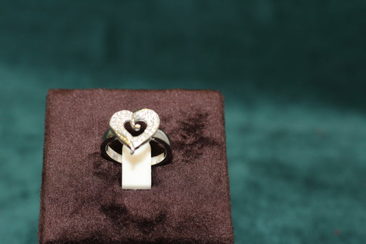 Silver ring for girls