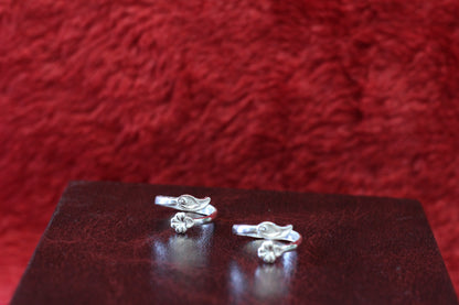 Traditional Silver Bichiya for Women | Elegant Floral Toe Rings | Adjustable Fit | Everyday Wear