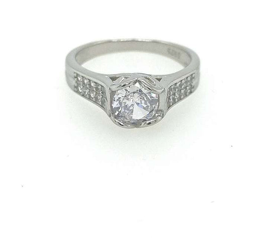 Silver girl's ring