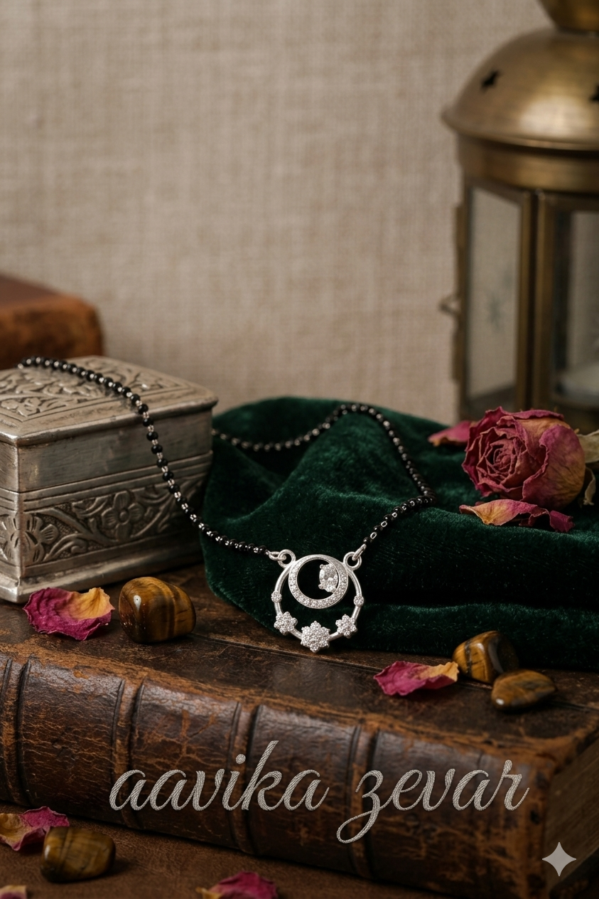 Minimalist Silver Mangalsutra – Everyday Wear