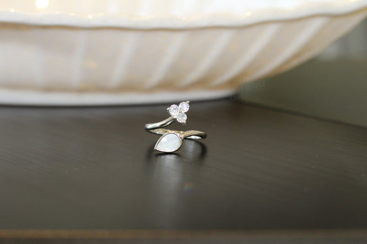 Silver girl's ring