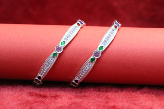 Silver bengles