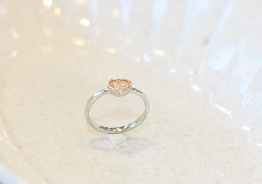 Silver girl's ring