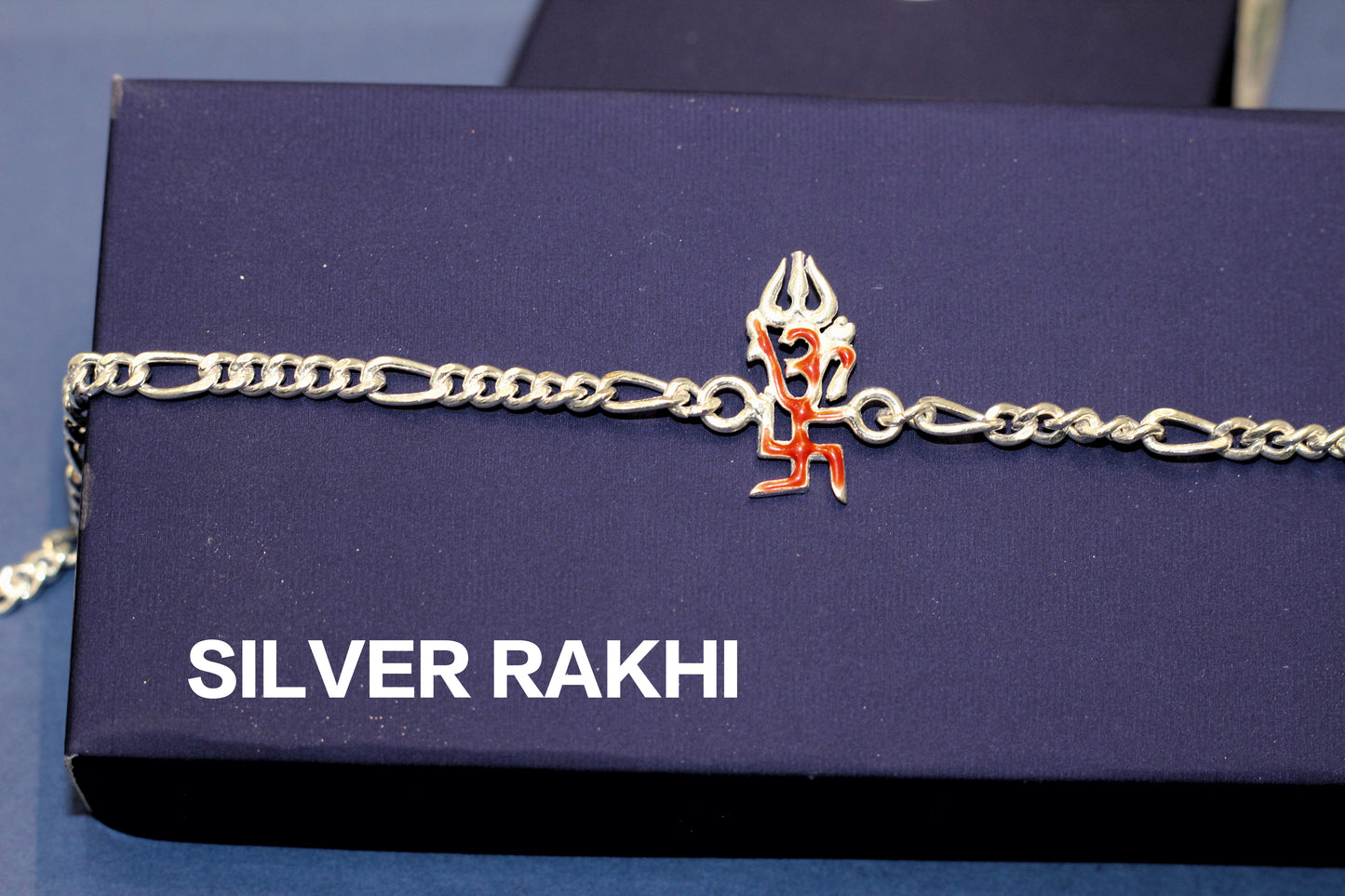 SILVER RAKHI