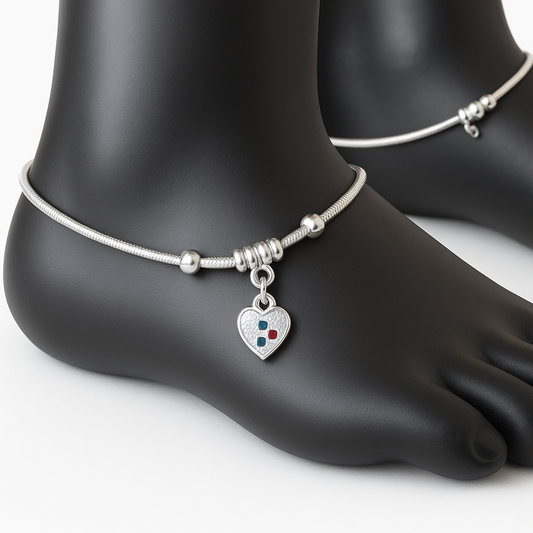Silver Anklets For Women