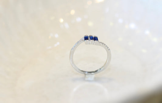 Silver girl's ring