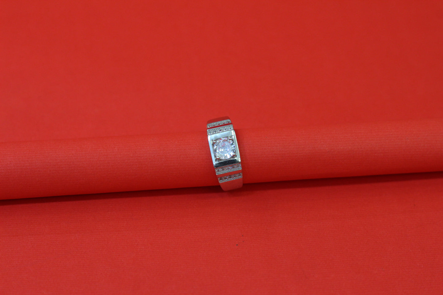 Classic Italian 925 Silver Statement Ring for Men