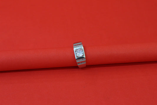 Classic Italian 925 Silver Statement Ring for Men