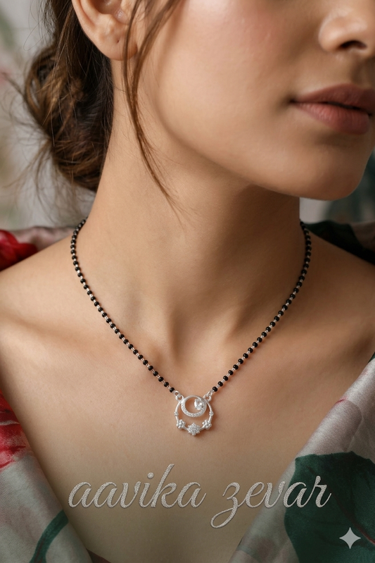 Minimalist Silver Mangalsutra – Everyday Wear