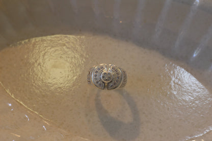 Silver men's ring
