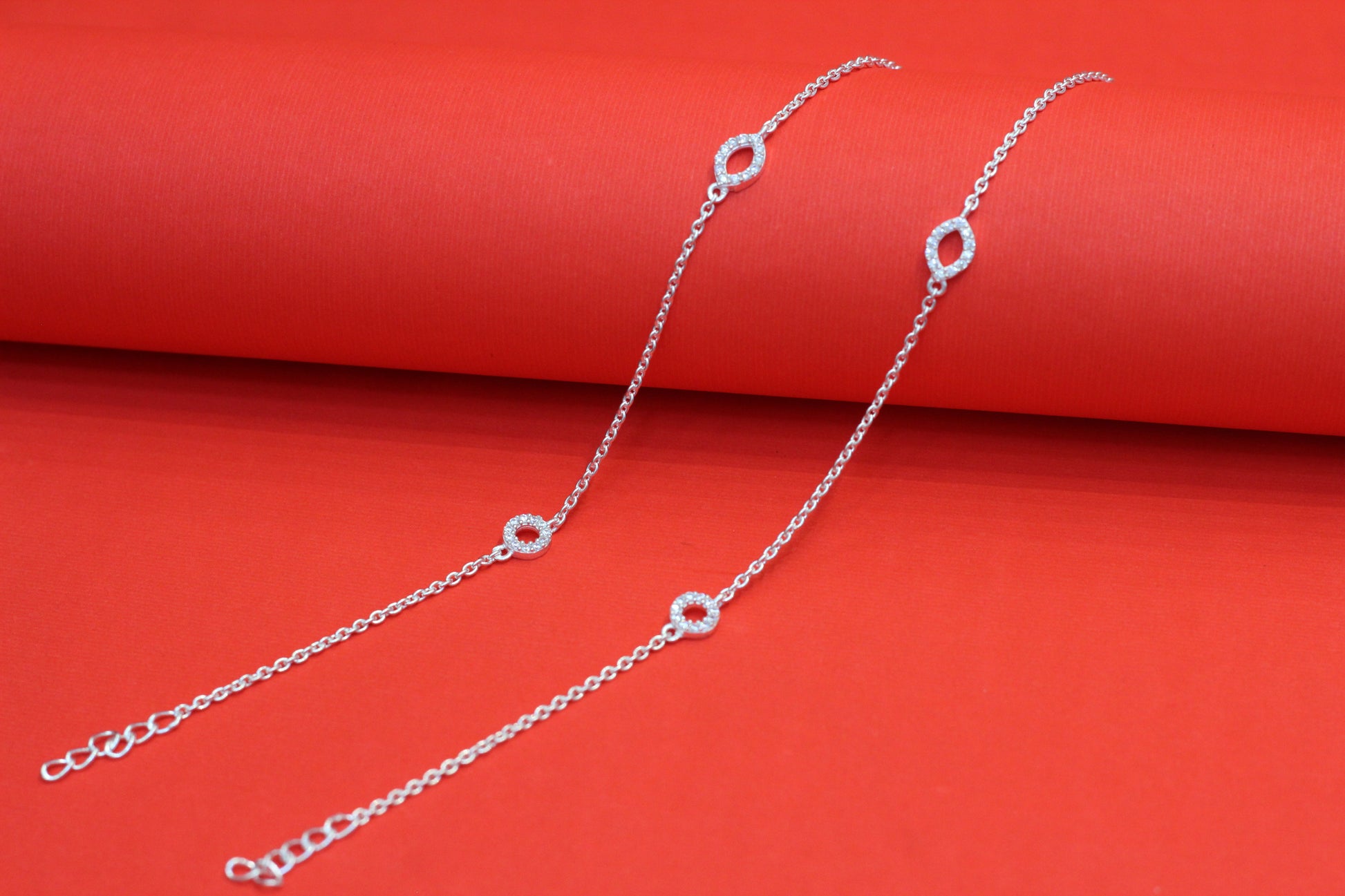 Silver Anklets for Women
