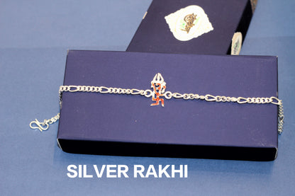 SILVER RAKHI
