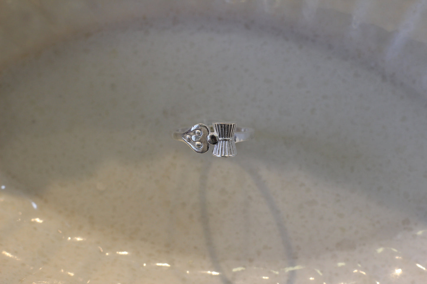 Silver men's ring