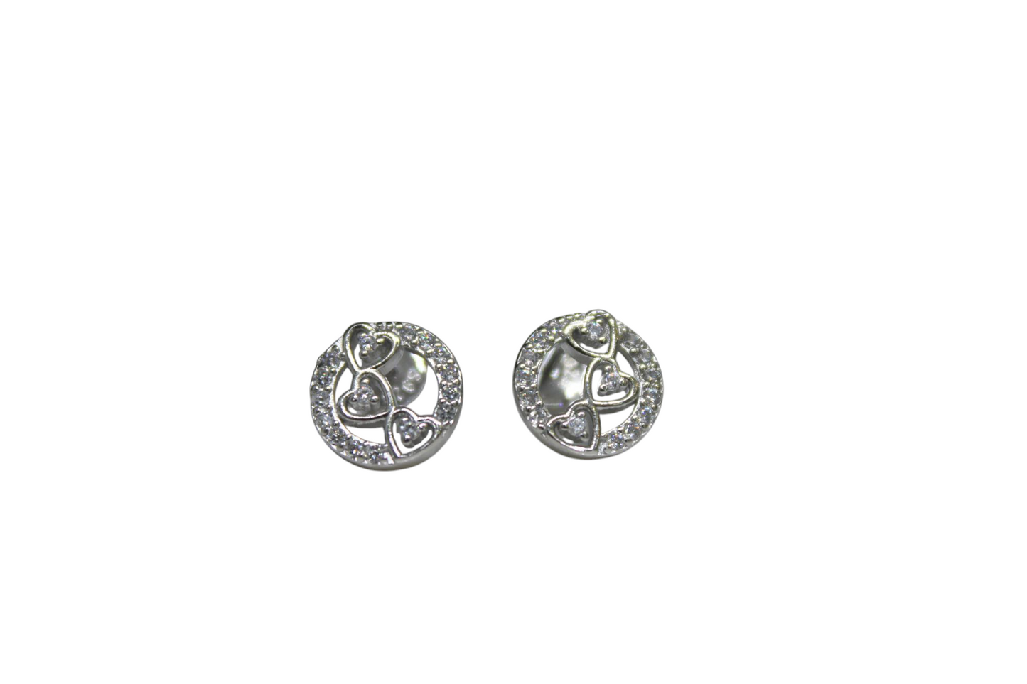 Silver earrings