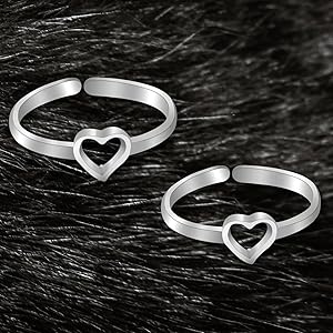 Silver toe ring