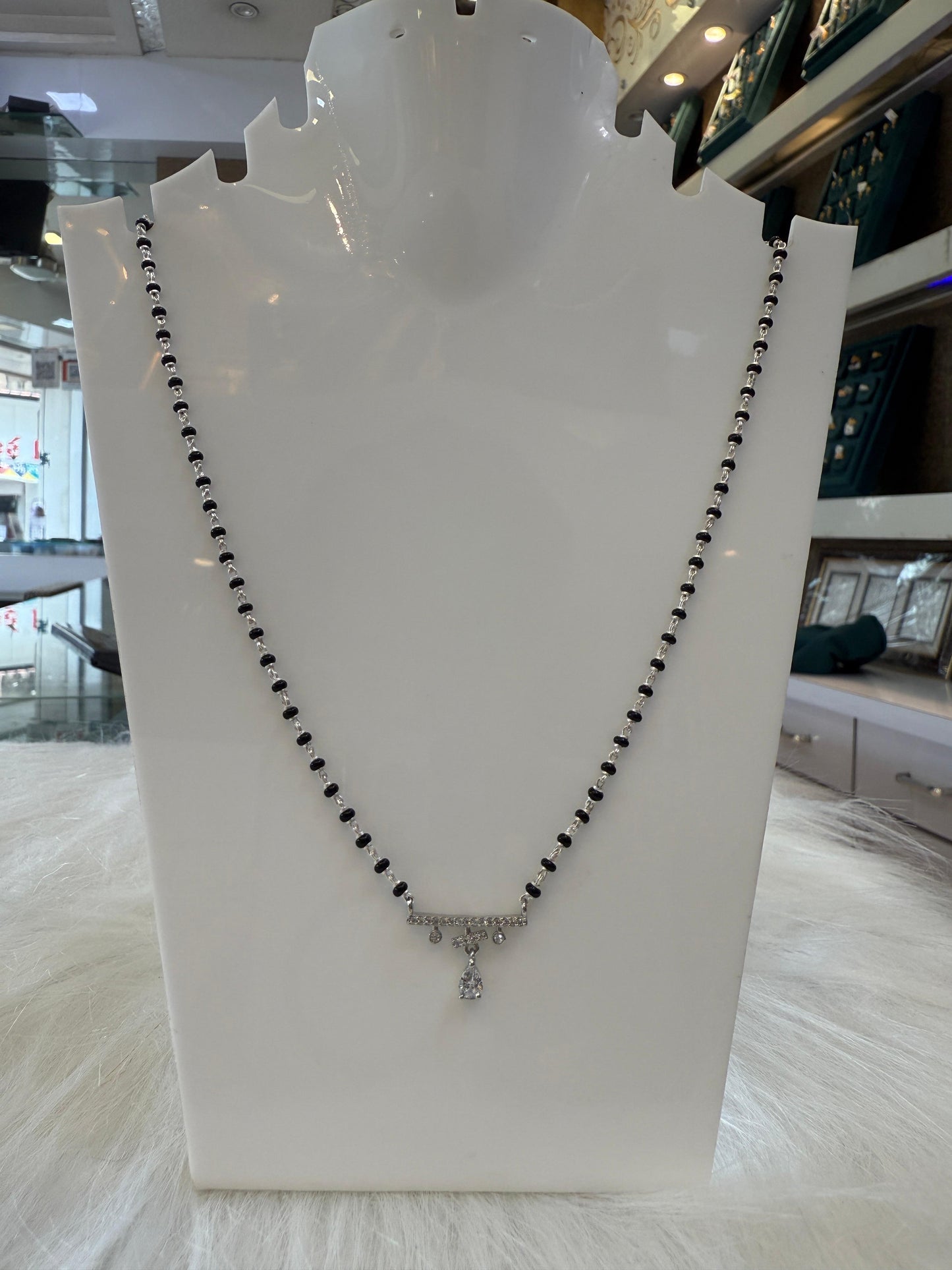 Elegant Silver Mangalsutra