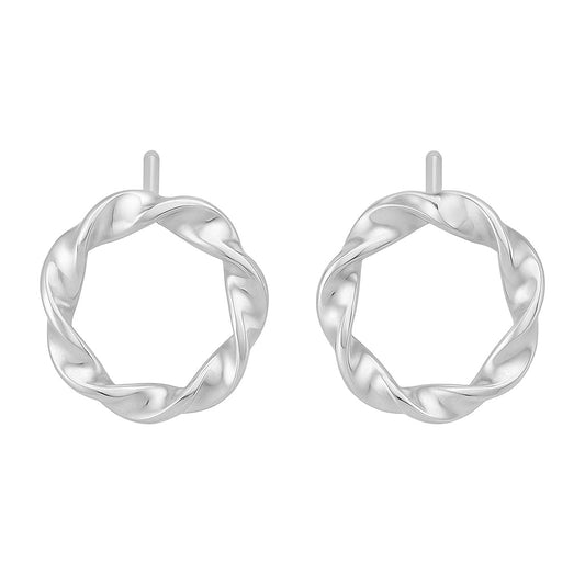 Silver earrings