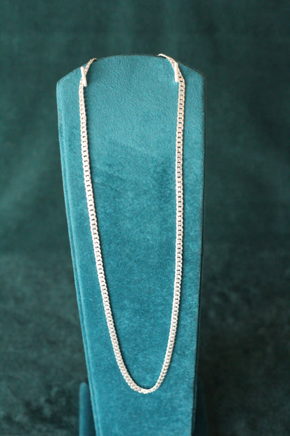 Silver thin navabi Chain – Premium Shine & Comfortable Fit