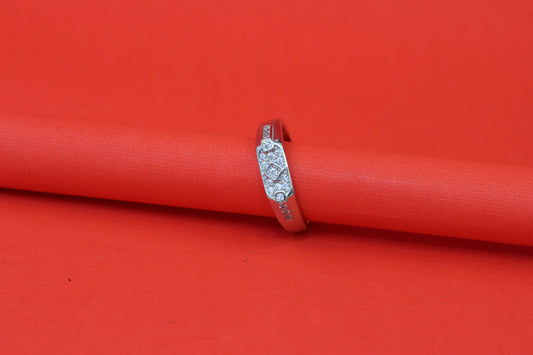 Premium Italian Silver Men’s Ring with Textured Square Face