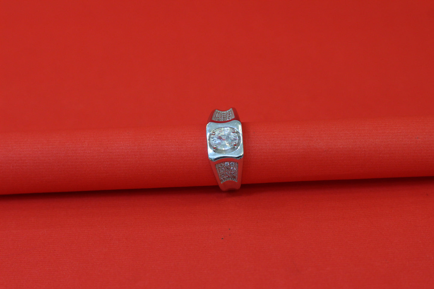 Classic Italian 925 Silver Statement Ring for Men