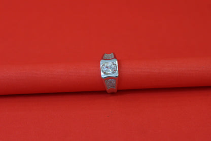 Classic Italian 925 Silver Statement Ring for Men