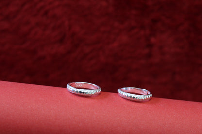 Pure Silver Toe Rings for Women | Adjustable Open Toe Ring | Pair