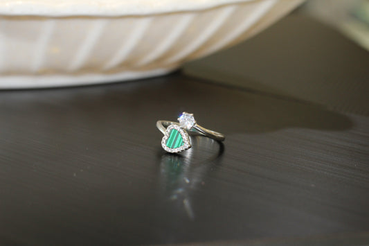 Silver girl's ring