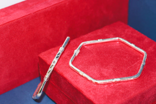 Silver bengles