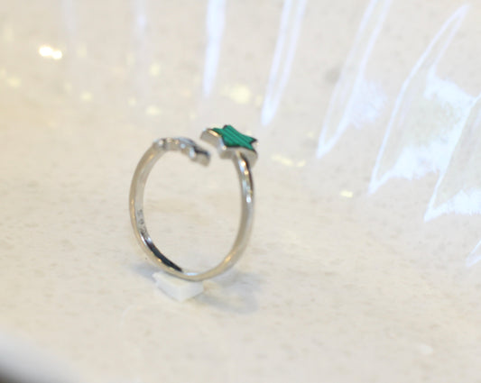 Silver girl's ring