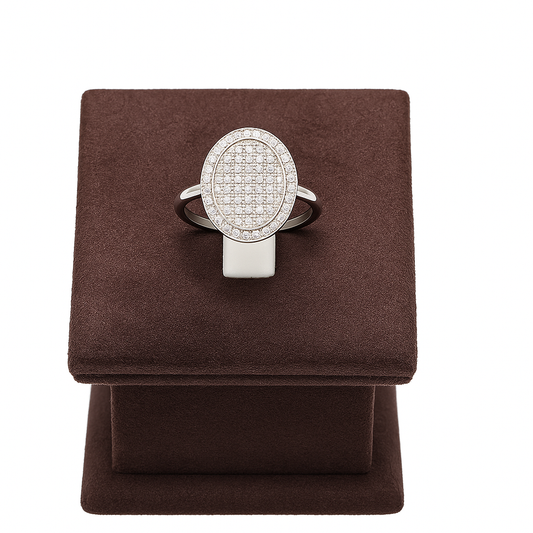 Silver ring for girls