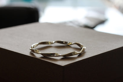 Premium 925 Sterling Silver twisted Kada