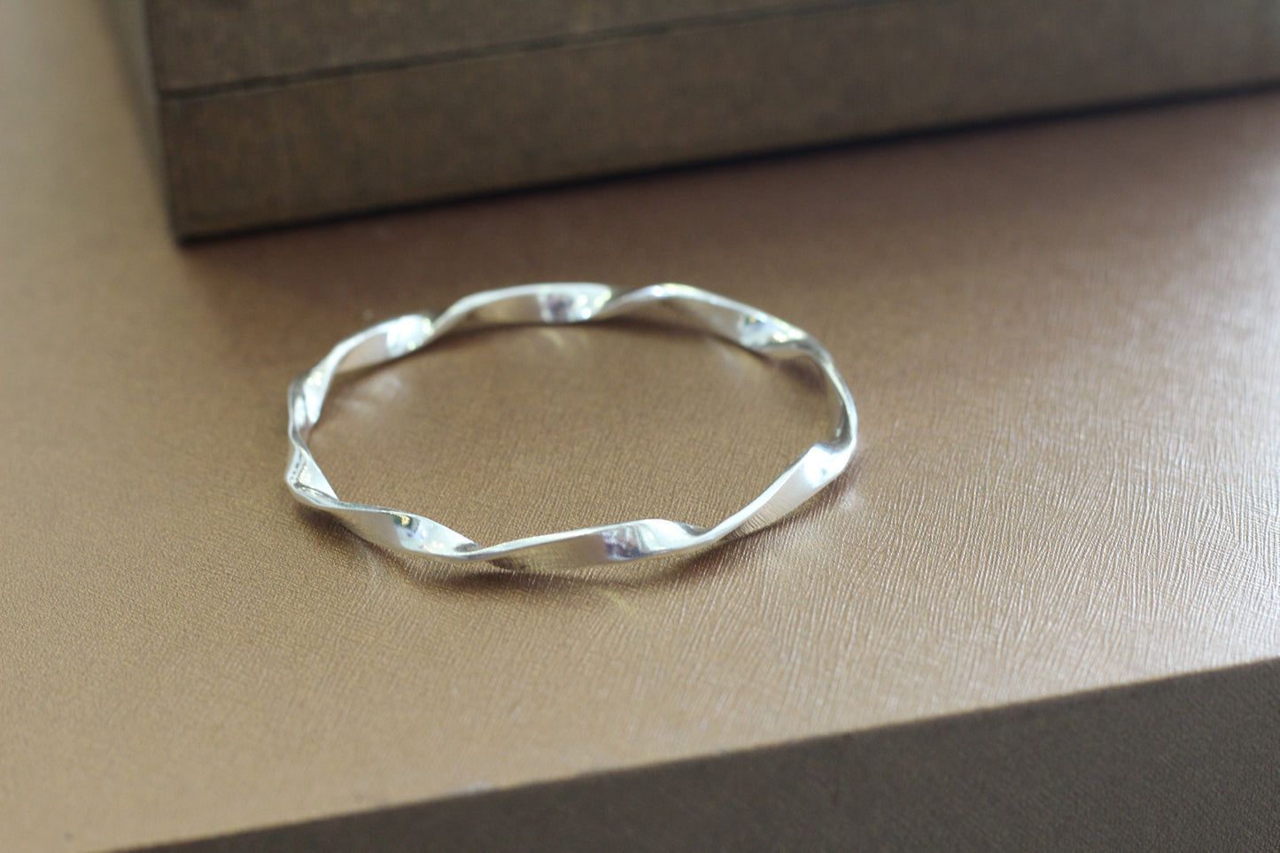 Premium 925 Sterling Silver twisted Kada