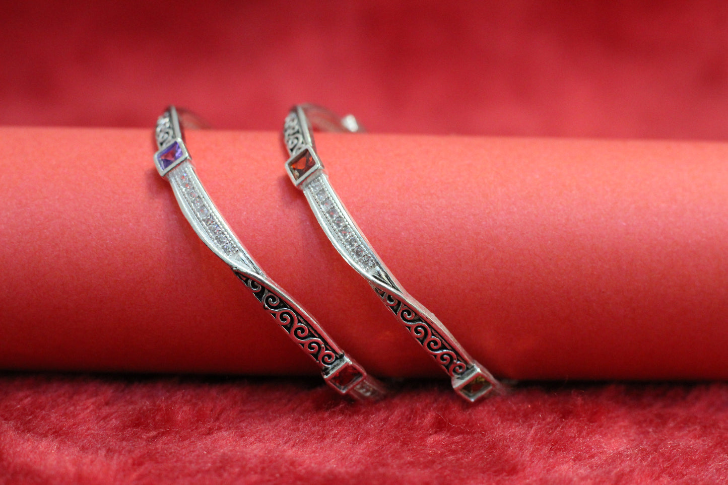 Silver bengles for girls