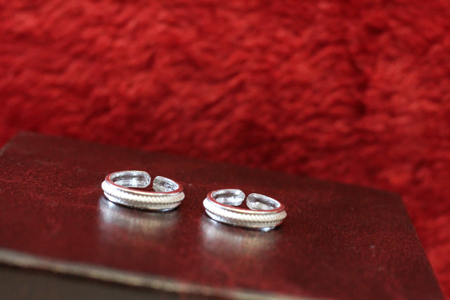 Traditional Silver Bichiya for Women | plane Toe Rings | Adjustable Fit | Everyday Wear