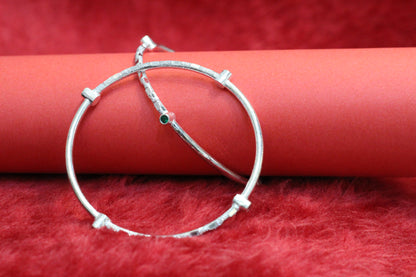 Silver bengles