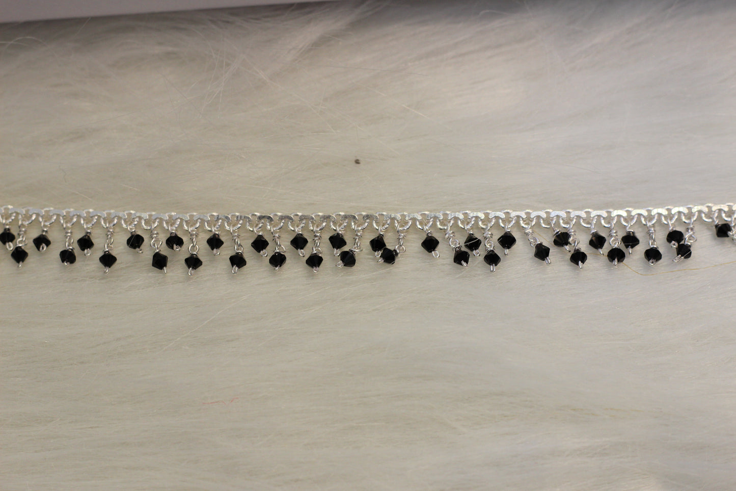 Silver anklet
