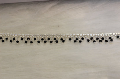Silver anklet