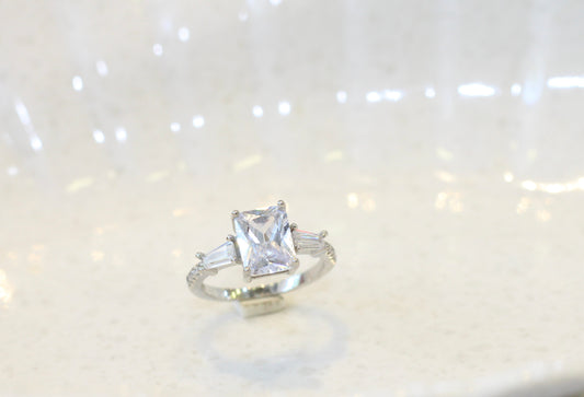 Silver girl's ring