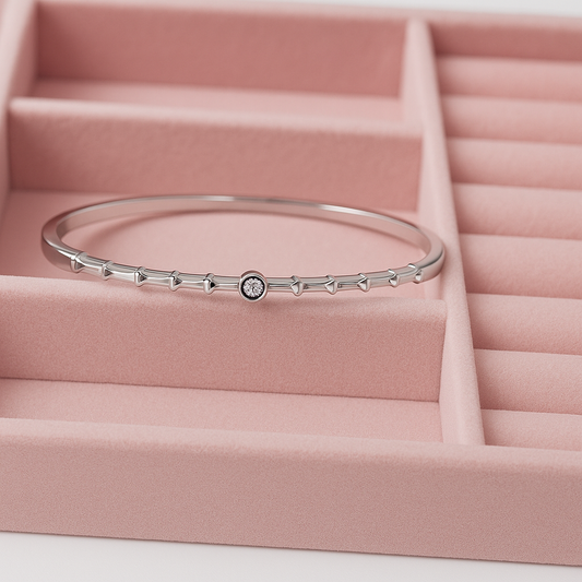 Silver kada for girls