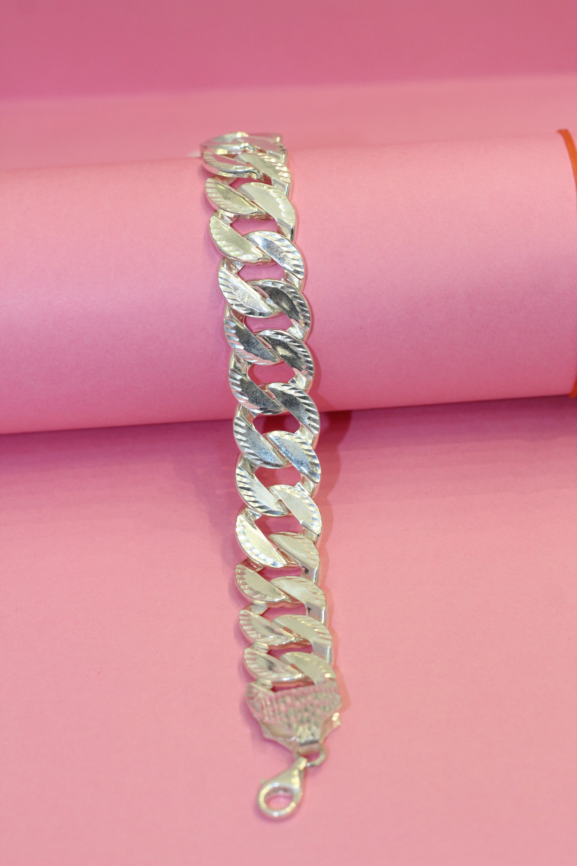 silver bracelet for men

