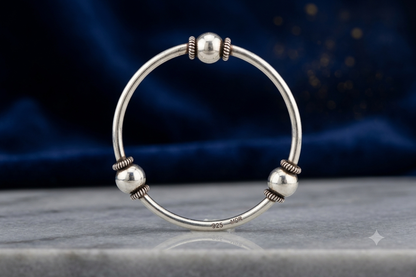 Silver kada for baby girs