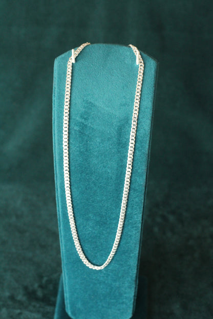 Silver thin navabi Chain – Premium Shine & Comfortable Fit